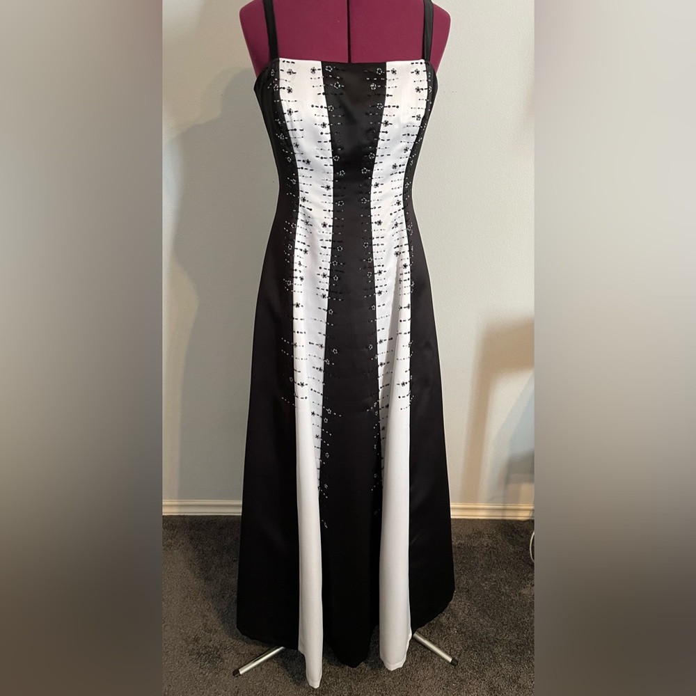 Satin ballroom gown